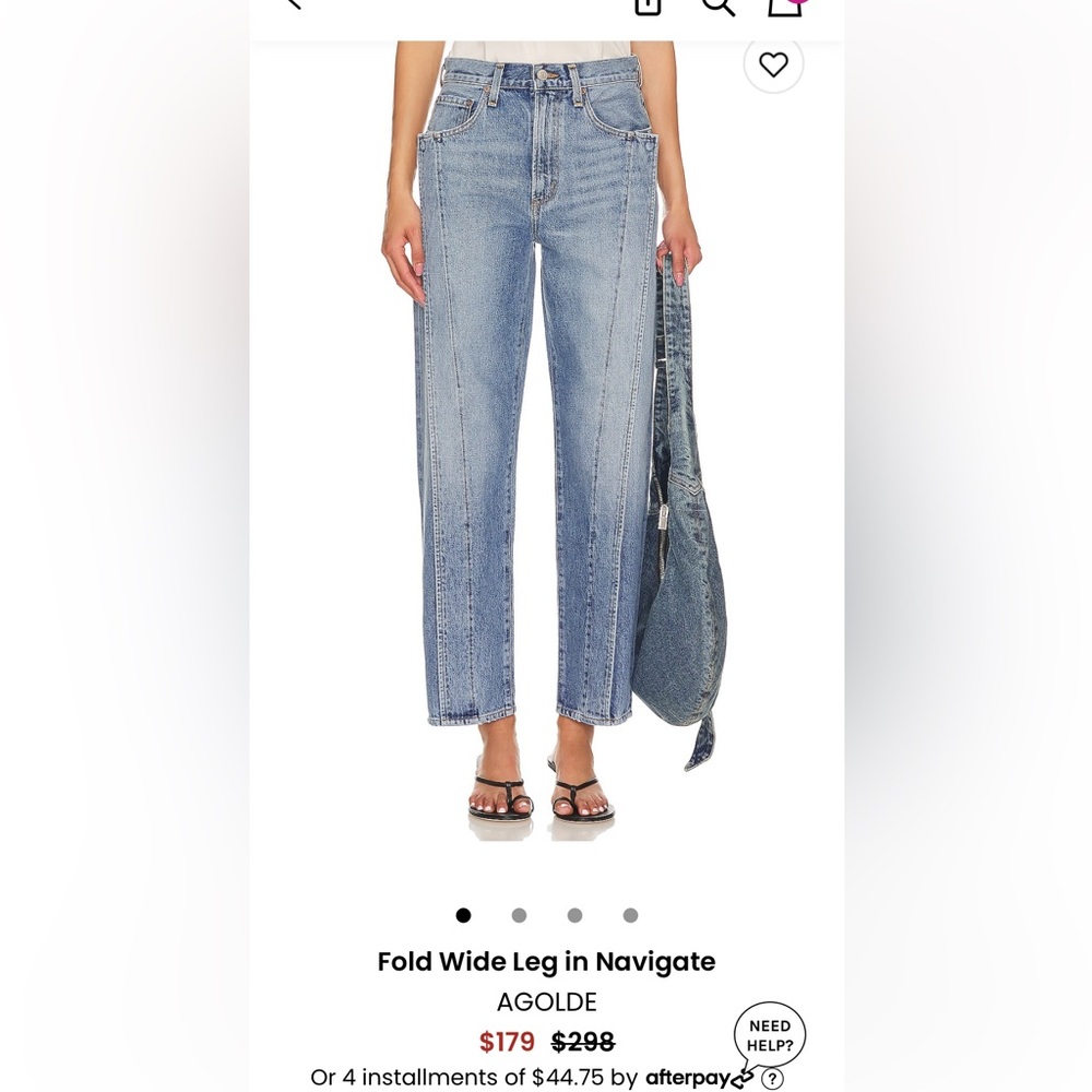 NWT AGOLDE denim  size 29